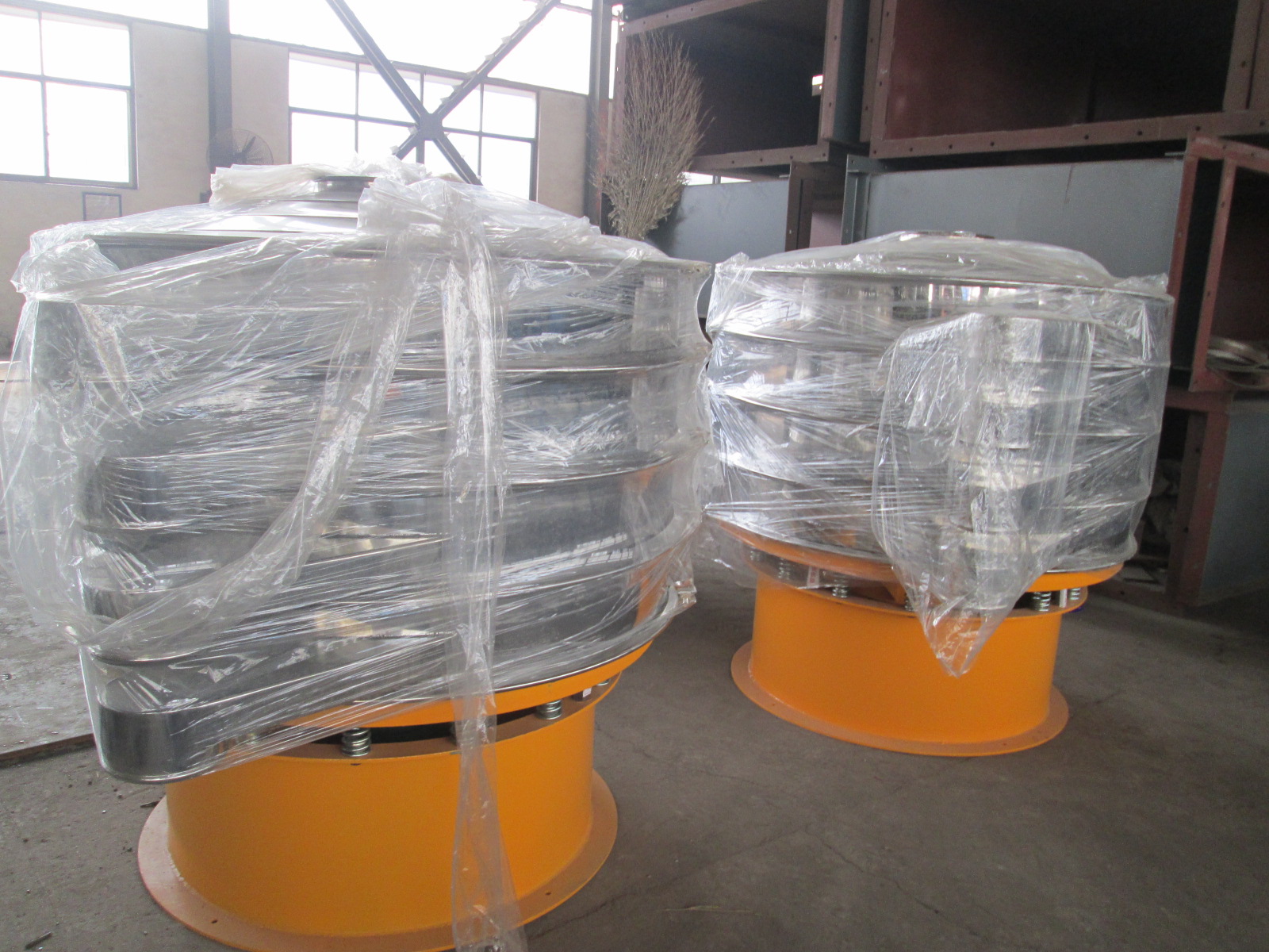 Chemical Industry Calcium Carbonate Rotary Vibrating Sieve Shaker