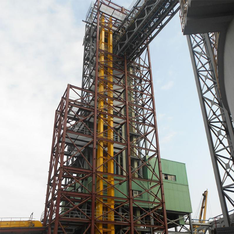 Enclosed Graphite Double Channel Belt Bucket Elevator