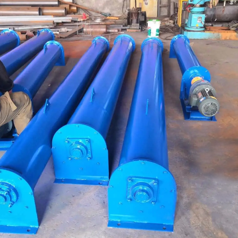 Concrete Batching Cement Trough Screw Conveyor