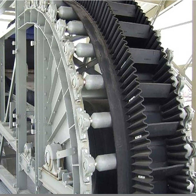 Dip Angle Wheat Seed Sidewall Belt Conveyor System