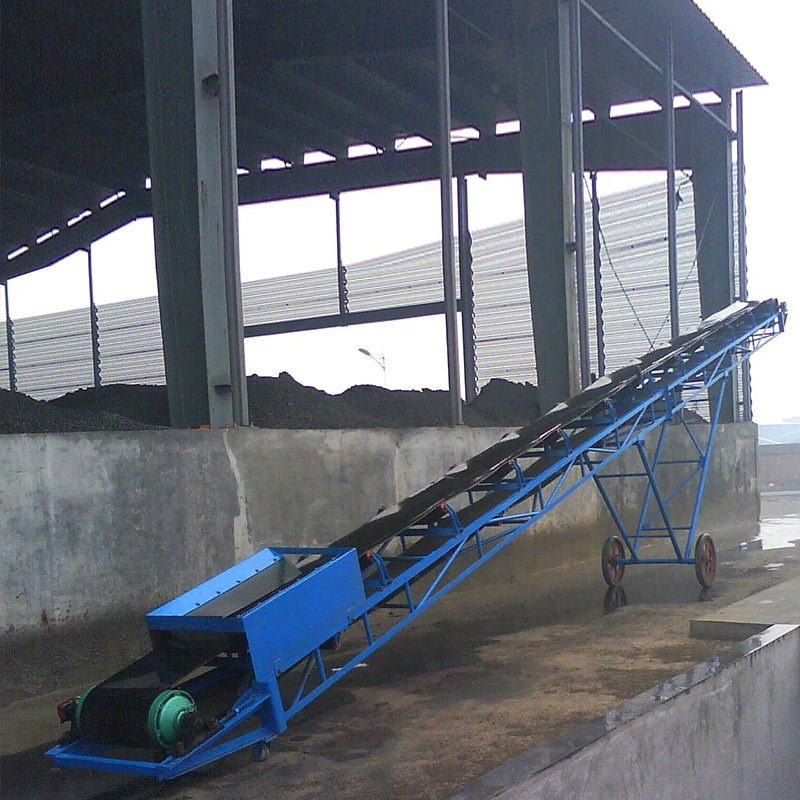 Angle Adjustable Product Bag Portable Belt Conveyor