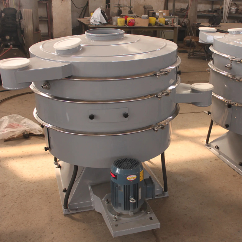 Double Deck Small Flake Separating Round Tumbler Vibrating Sieve