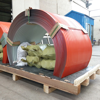 Chemical Plant Colorized Galvanized Conveyor Cover Hood
