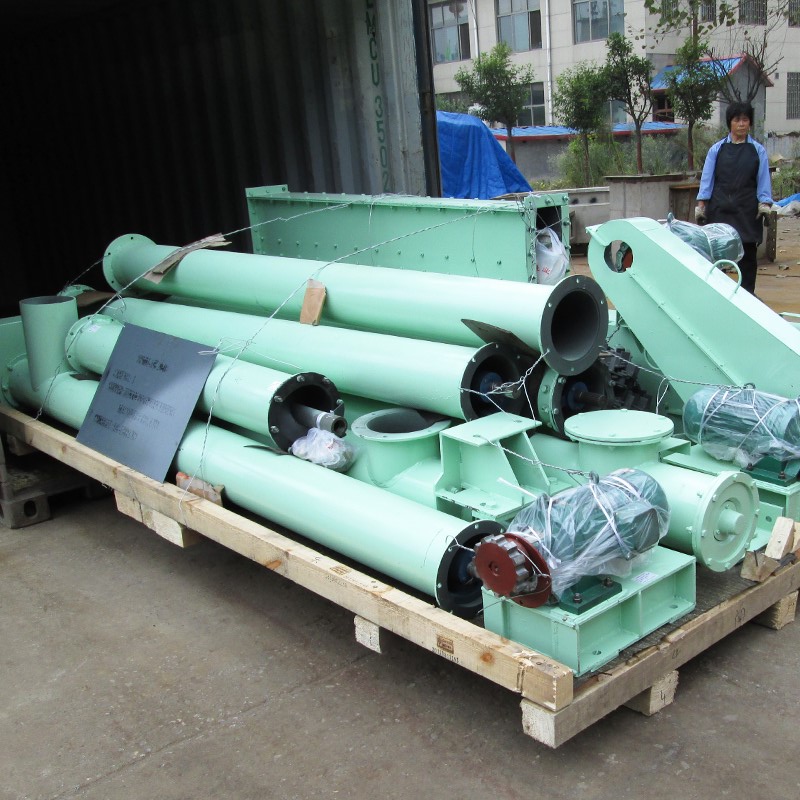 Food Waste Flexible Tube Screw Conveyor