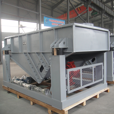 Food Industry Coarse Screening Corn Rectangular Linear Vibrating Sieve