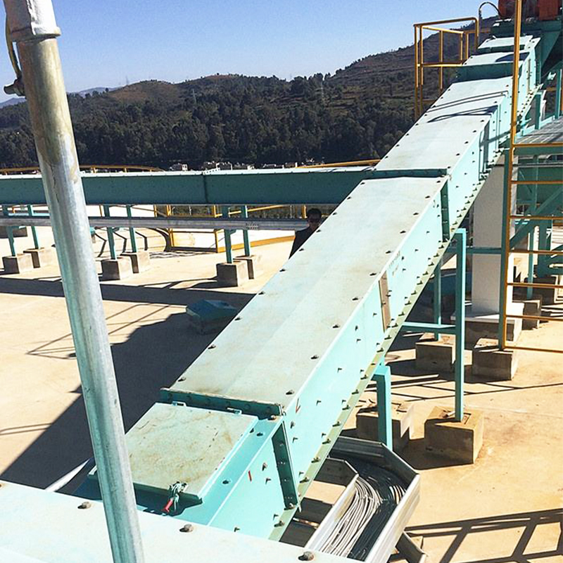 Multipoint Discharging Soda Ash Chain Scraper Conveyor