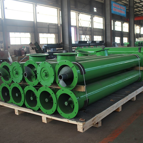 Continuous Inclined Sawdust Pipe Screw Conveyor